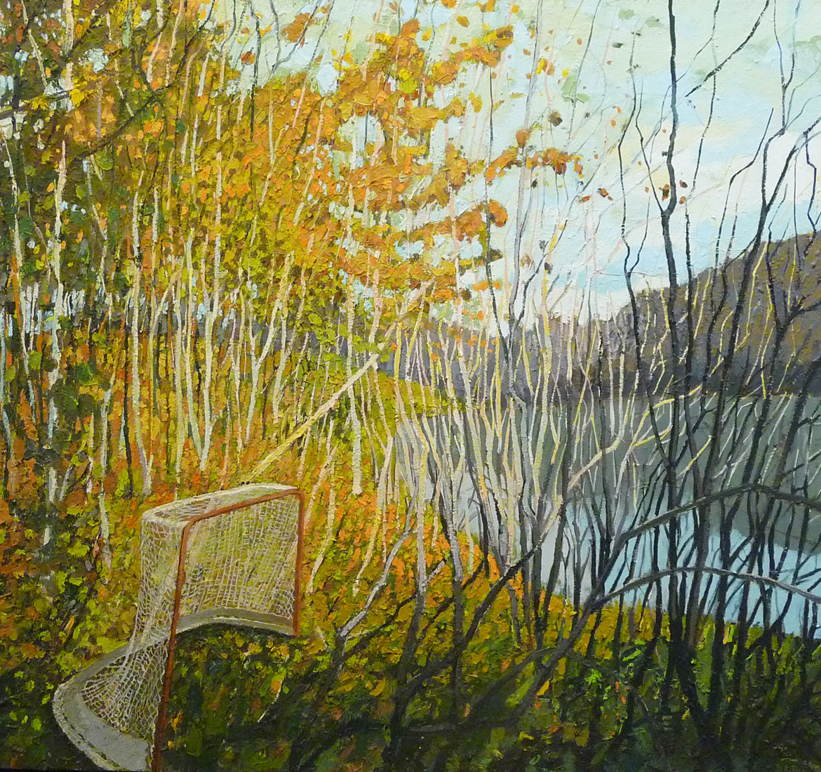 Expectation, 2016, oil on canvas, painted by Dennis Austin Reid