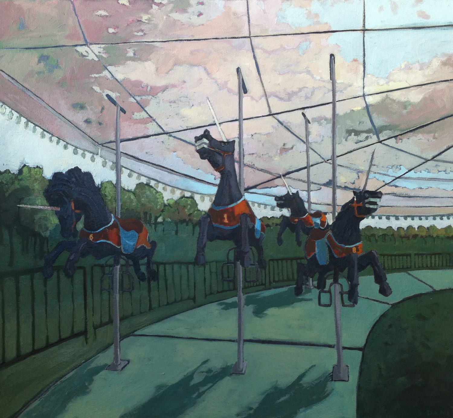 Revelation, 2014, oil on canvas, painted by Dennis Austin Reid